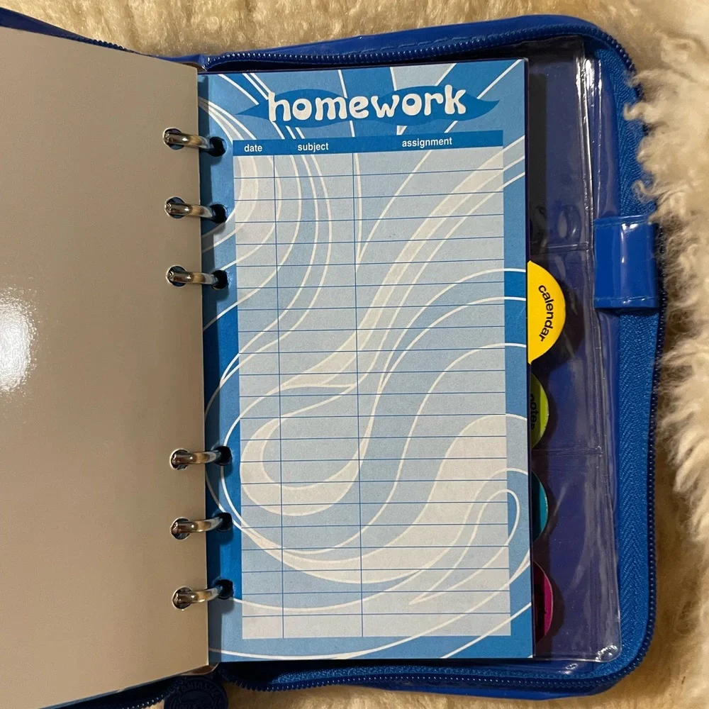 Lisa Frank blue planner/agenda - Picture 4 of 7